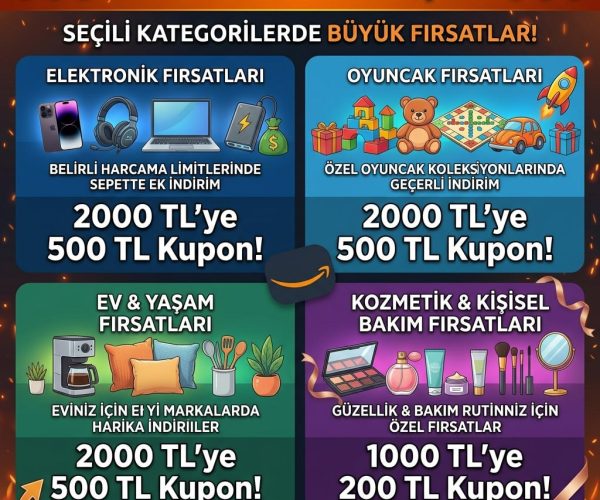 🔥🔥🔥 Amazon İndirim Kodları Paylaşıldı 🔥🔥🔥 — %90 İndirim