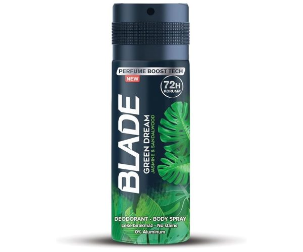 🛍️ BLADE Deodorant Green Dream, 150 Mililitre