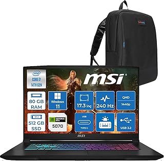 📦 MSI Katana 17 Hx B14WGK Intel Core I7-14650HX 80GB Ddr5 512GB SSD RTX5070/8GB 115W 17.3 Inç 2k Qhd 240Hz WIN11HOME Gaming Bilgisayar 046XTRH27+ZETTAÇANTA — %25 İndirim