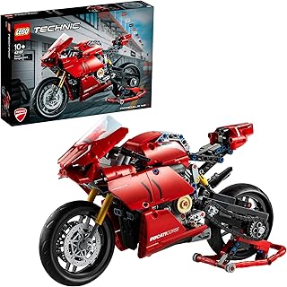 LEGO Technic Ducati Panigale V4 R 42107-10 Yaş ve Üzeri Yüksek Performanslı Oyuncak Arabaları Seven Çocuklar için Koleksiyonluk Yaratıcı Oyuncak Model Yapım Seti (646 Parça)