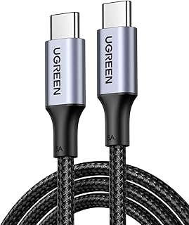 UGREEN 100W USB C Kablosu PD3.0 Hızlı Şarj Kablosu PPS iPhone 15 Pro Max MacBook Pro M2 MacBook Air M2 Galaxy S25 Ultra ile uyumludur. (3m)