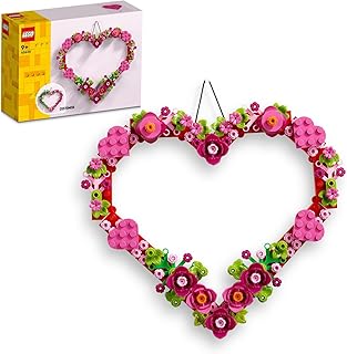 LEGO Icons Kalp Süsü 40638-9 Yaş Üzeri İçin Dekoratif, Hediyelik Yaratıcı Model Yapım Seti (254 Parça)