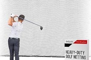 GoSports Spor Filesi – 3 m, 4,5 m, 6 m – Golf, Beyzbol, Hokey, Futbol, Lakros ve Daha Fazlası için Vuruş Antrenman Filesi — %28 İndirim