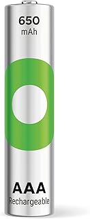 GP Batteries ReCyko 650 AAA İnce Kalem Ni-Mh Şarjlı Pil, 1.2 Volt, 4'lü Kart