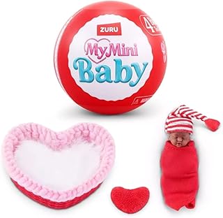 Mini Baby Tatlı Kalpler Sürpriz Paket MNB22000 Özel Kalp Kapsül İçinde Ultra Gerçekçi Mikro Bebek ve Tematik Oyun Aksesuarları