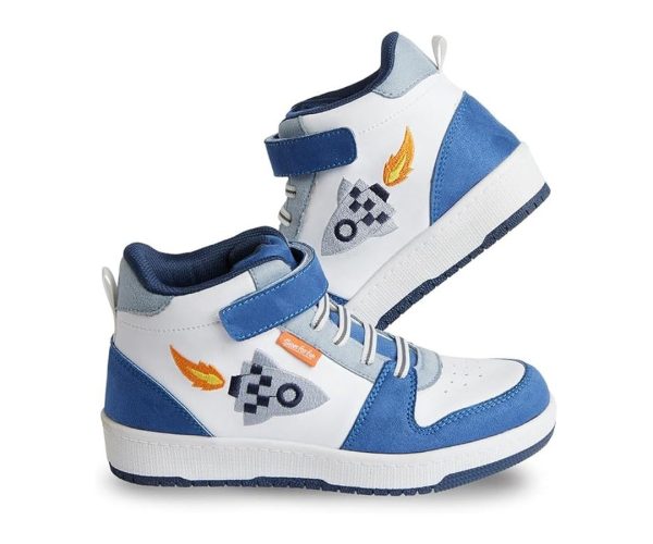 🛍️ Roket Erkek Çocuk Beyaz Sneakers Spor Ayakkabı