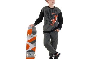 🛍️ Wild Oversize Erkek Çocuk Gri Eşofman Takım