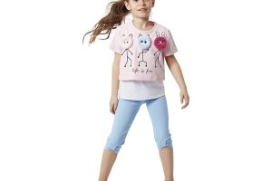 🛍️ Life Is Fun Kız Çocuk T shirt Tayt Takım