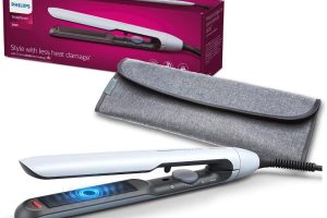 Philips Saç Düzleştirici, Bukle Özellikli, Argan Yağlı Plaka, ThermoShield, İyonik Bakım, Hızlı Isınma, Geniş Sıcaklık Ayarı, Isıya Dayanıklı Kılıf Hediyeli, BHS520/00