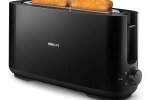 💥Philips Daily Collection Uzun Yuvalı Ekmek Kızartma Makinesi, Buz Çözme Modu, 8 Kızartma Ayarı, Uzun Yuvalı, Siyah, HD2590/90 – 1.499₺