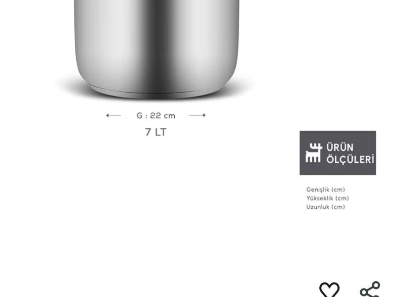 💥Emsan Marsilya İndüksiyon Tabanlı Düdüklü Tencere 7 Litre – 250₺ kuponla 2.324₺ / Ürün Altındaki kuponu uygula kısmını aktif edin — %89 İndirim