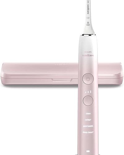 (%10.07) Philips Sonicare Diamond Clean 9000 Şarjlı Diş Fırçası,Seyahat Kabı,Sonicare App – Pembe HX9911/84