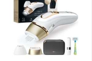 Braun IPL Silk expert Pro 5, Evde Tüy Alma, Çanta, Venus Tıraş Makinesi, 2 Başlık ile, PL5146