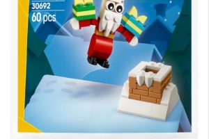 LEGO Creator Noel Baba ile Baca Eğlencesi 30692 – 6 Yaş ve Üzeri Erkek ve Kız Çocuklar için Hayal Gücünü Geliştiren Oyuncak Yapım Seti, Yeni Yıl Temalı Doğum Günü Hediye Fikri (60Parça)