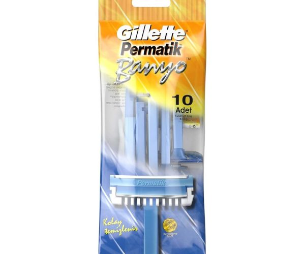 🛍️ Gillette Permatik Banyo Kullan At Erkek Tıraş Bıçağı 10 Adet