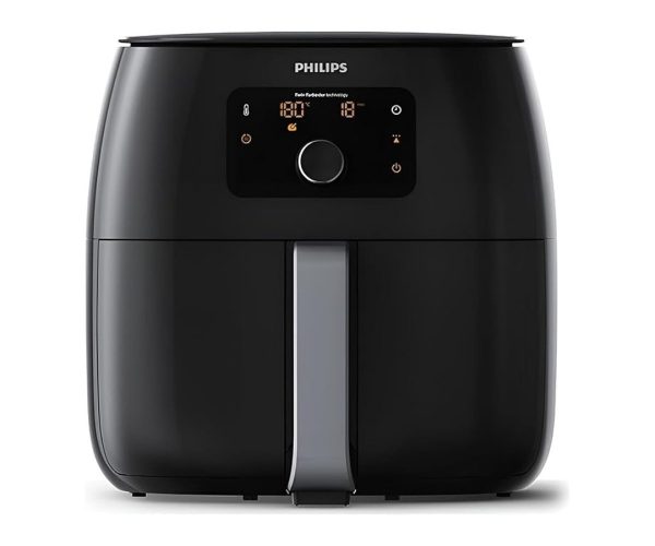 🛍️ Philips Premium Airfryer XXL – Yağ Alma Teknolojisi, Hızlı Hava, Dijital Ekran, Kızartma/Fırın/Izgara/Fırında Pişirme/Yeniden Isıtma, 1.4kg Kapasite, Bulaşık Makinesinde Yıkanabilir, Siyah (HD9650/90)