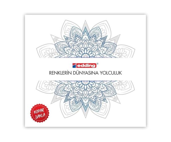 🛍️ edding Renklerin Dünyasına Yolculuk Mandala Boyama Defteri