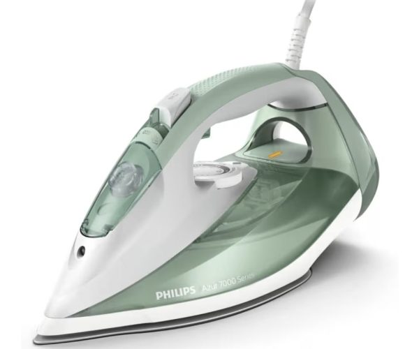 Philips 7000 Series Azur Buharlı Ütü, 2600W Güç, 220g Buhar, Damlama Önleme Sistemi, SteamGlide Plus Taban, 300ml Su Haznesi (DST7012/70)