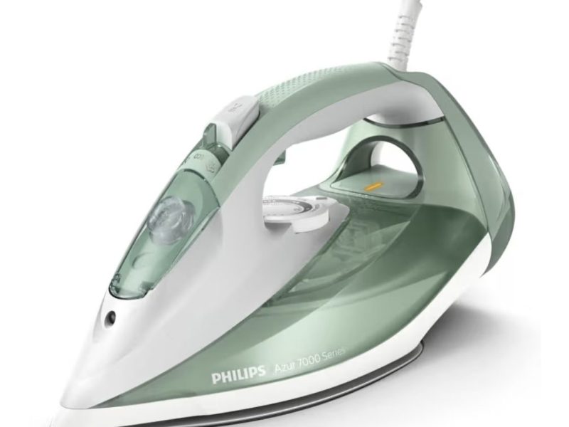 Philips 7000 Series Azur Buharlı Ütü, 2600W Güç, 220g Buhar, Damlama Önleme Sistemi, SteamGlide Plus Taban, 300ml Su Haznesi (DST7012/70)