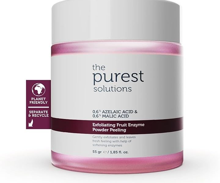 (%22.94) The Purest Solutions Fruit Enzyme Powder Exfoliator & Peeling – Toz Peeling (%0.6 Azelaic Acid & Malic Acid)