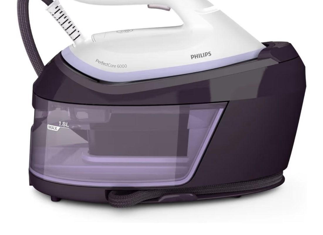 Philips 6000 Serisi Perfectcare Buhar Kazanlı Ütü, Güçlü Buhar, 1,8 Lt Çıkarılabilir Su Haznesi, Sıfır Yanık Riski (PSG6024/30)