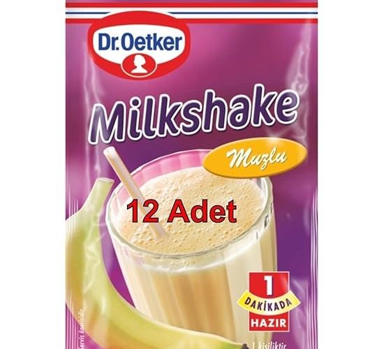 Dr. Oetker Milkshake Muzlu 12’li,