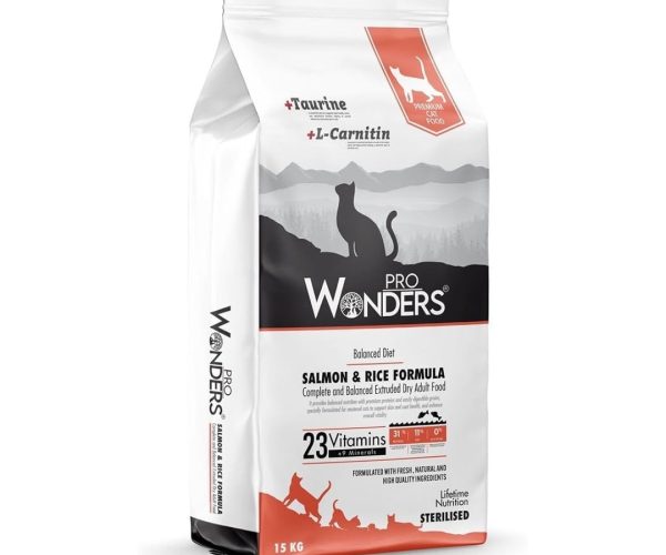 🛍️ Pro Wonders Kısırlaştırılmış Kedi Maması 15 KG