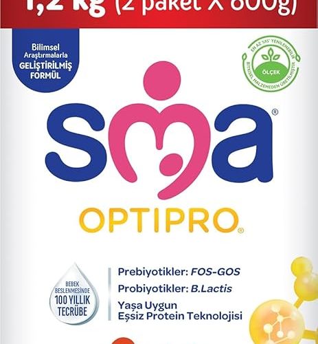(%22.72) SMA Optipro 2, 6-12 Ay Bebek Sütü, 1.2 kg (2 x 600 g)