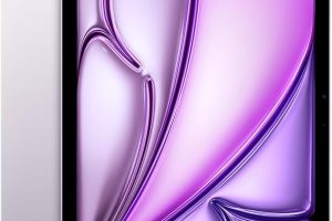 (%25) Apple M3 çipli 11 inç iPad Air: Liquid Retina Ekran, 128 GB, 12 MP Ön/Arka Kamera, Wi-Fi 6E + hücresel bağlantı, Touch ID, Tüm Gün Süren Pil Ömrü — Mor — %25 İndirim