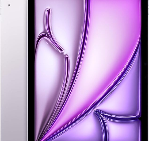 (%25) Apple M3 çipli 11 inç iPad Air: Liquid Retina Ekran, 128 GB, 12 MP Ön/Arka Kamera, Wi-Fi 6E + hücresel bağlantı, Touch ID, Tüm Gün Süren Pil Ömrü — Mor — %25 İndirim