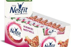 (%42.27) Nestle Nesfit Kırmızı Meyveli Tam Tahıllı Bar 23.5 g x 16