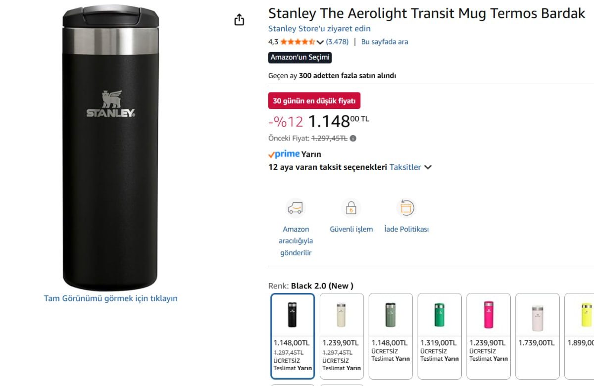 Stanley Aerolight Termos ✅