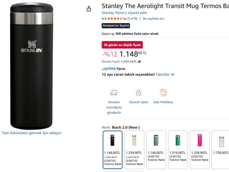 Stanley Aerolight Termos ✅