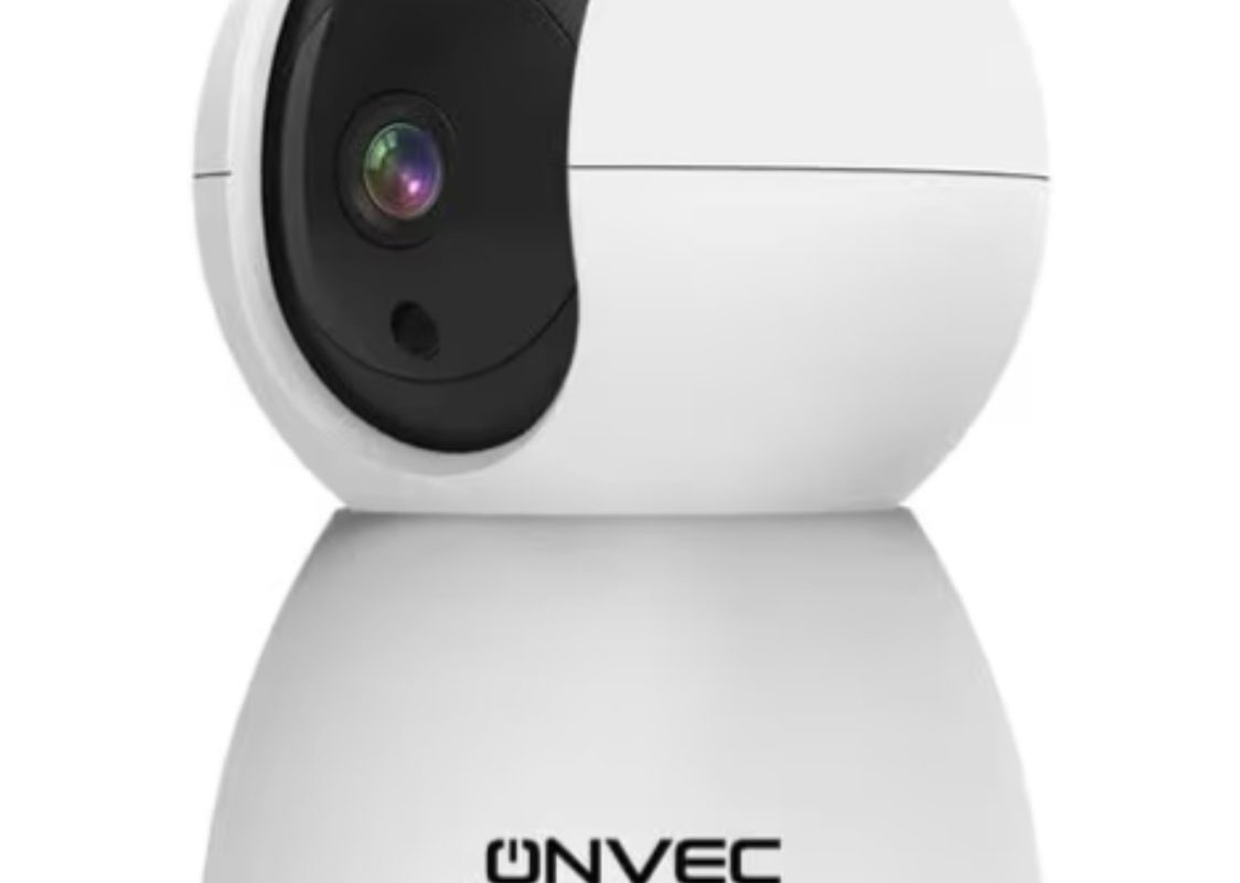 Onvec Akıllı Kamera X100, 1080P Full HD, Hareket Tespit ve Takibi, 360°, 5m Gece Görüşü, Çift Yönlü Sesli İletişim, Bulut/Yerel Depolama, İç Mekan Wi-Fi Güvenlik Kamerası