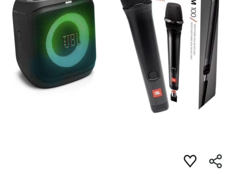 JBL PartyBox Encore Essential 2 Taşınabilir Hoparlör ve Kablolu Mikrofon Seti