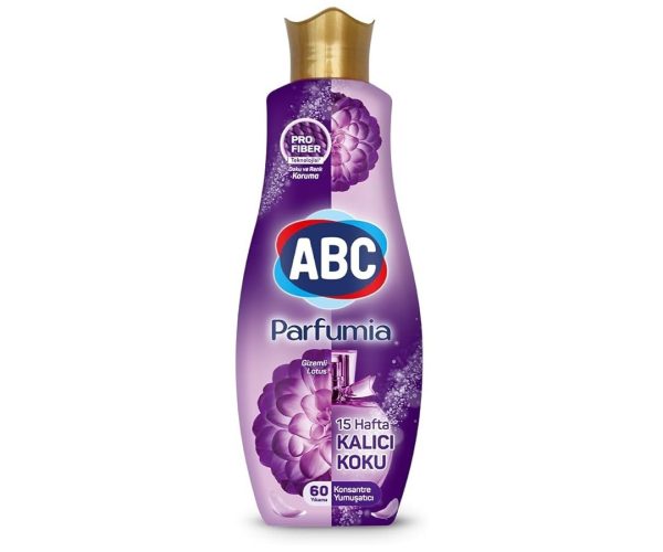🛍️ ABC DETERJAN Parfumia Konsantre Yumuşatıcı Gizemli Lotus (Mor) 1440 Ml