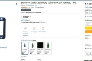 Stanley Classic Legendary Vakumlu Çelik Termos, 1.9 L