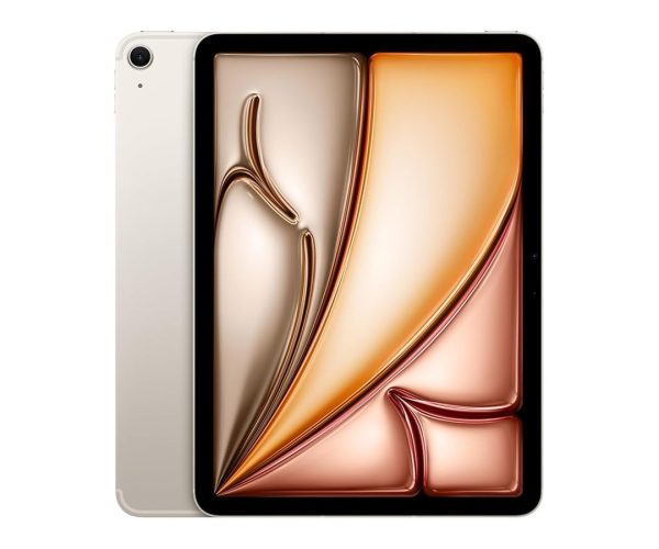 🛍️ Apple M3 çipli 11 inç iPad Air: Liquid Retina Ekran, 1 TB, 12 MP Ön/Arka Kamera, Wi Fi 6E + hücresel bağlantı, Touch ID, Tüm Gün Süren Pil Ömrü — Yıldız Işığı