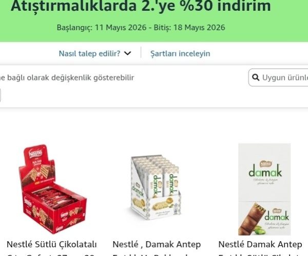 📦 Satıcı: Amazon — %30 İndirim