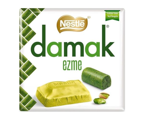 🛍️ Nestlé Damak Ezme Antep Fıstığı Parçalı ve Ezmeli Beyaz Çikolata 55g
