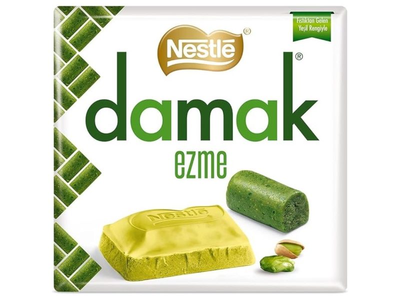 🛍️ Nestlé Damak Ezme Antep Fıstığı Parçalı ve Ezmeli Beyaz Çikolata 55g