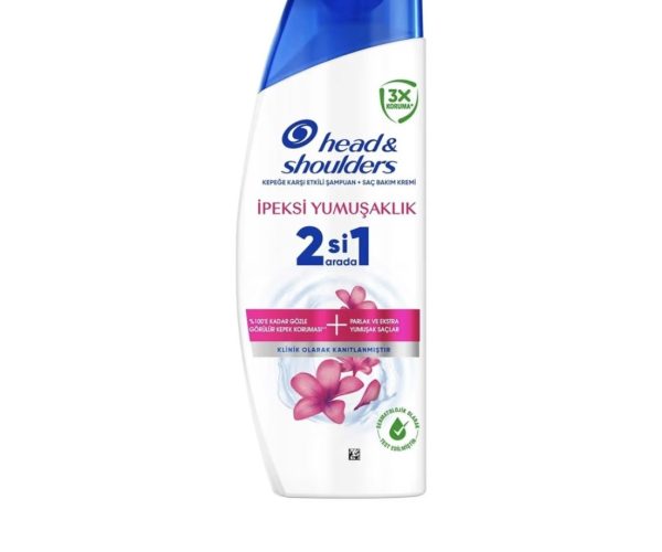 Head & Shoulders İpeksi Yumuşaklık 2’si 1 Arada Kepeğe Karşı Etkili Şampuan 300ml