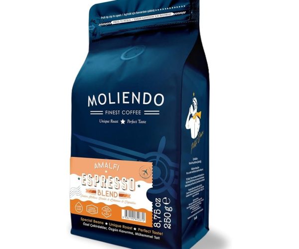 🛍️ Moliendo Finest Coffee Amalfi Espresso Blend Kahve (Çekirdek) 250 g