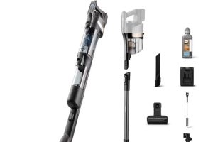 Philips 9000 Serisi AquaTrio Kablosuz Dikey Süpürge, Otomatik Temizleme ve Şarj İstasyonu , AquaSpin Başlık, PowerCyclone Aqua, XW9463/11
