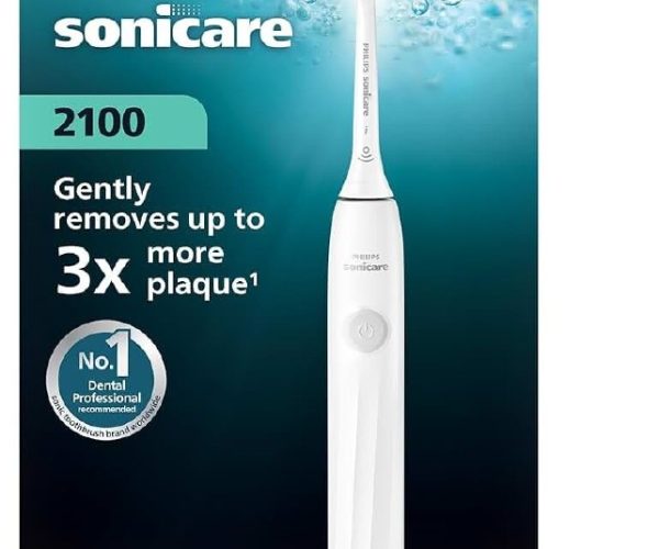 Philips Sonicare 2100 Sonic Şarjlı Diş Fırçası, 3 Kat Plak Temizliği, 14 Gün Şarj Ömrü, 2 Hız Ayarı, SmartTimer ve QuadPacer Özellikli – HX4021/01