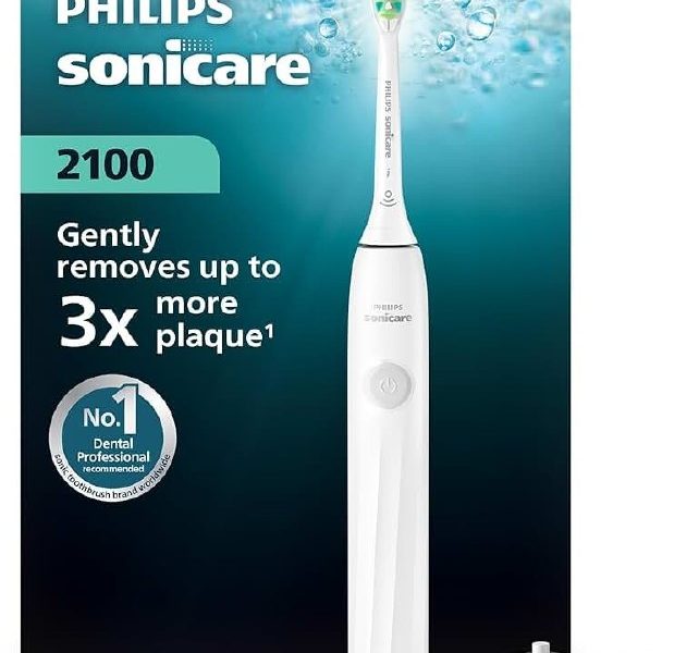 Philips Sonicare 2100 Sonic Şarjlı Diş Fırçası, 3 Kat Plak Temizliği, 14 Gün Şarj Ömrü, 2 Hız Ayarı, SmartTimer ve QuadPacer Özellikli – HX4021/01