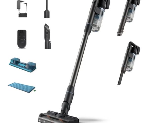 Philips 7000 Serisi Aqua 25.2 V Kablosuz Dik Süpürge, PowerCyclone 12, TriActive Akıllı Başlık, 80 dk’ya kadar Çalışma Süresi, 3 Aşamalı Filtreleme, XC7053/01