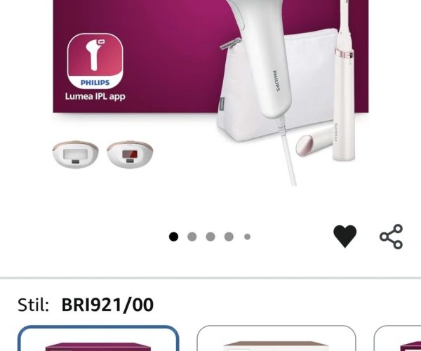 Philips Lumea 7000 Serisi BRI921/00 IPL Tüy Alma, Tüy Kısaltıcı,Vücut ve Yüz için 2 Başlık, Çanta