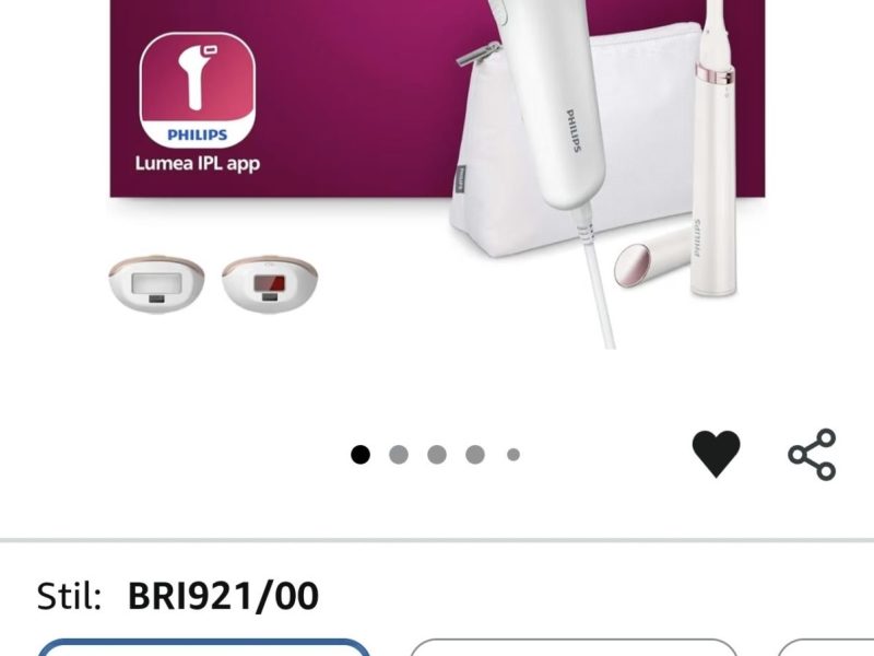Philips Lumea 7000 Serisi BRI921/00 IPL Tüy Alma, Tüy Kısaltıcı,Vücut ve Yüz için 2 Başlık, Çanta