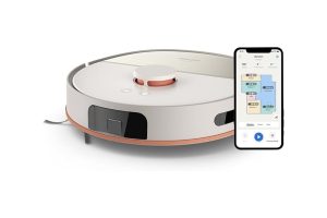 🛍️ Philips HomeRun 5000 Serisi Robot Elektrikli Süpürge, Çift Döner Mop, Süpürme ve Paspas, 10.000Pa Emiş Gücü, Lazer Çizgi Navigasyon, HomeRun Uygulaması, İpek Beji (XU5000/20)